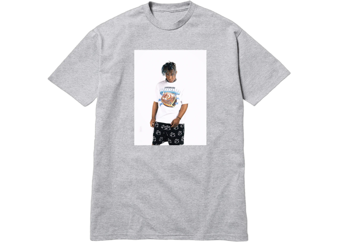 Juice Wrld X Revenge Photo Tee Grey