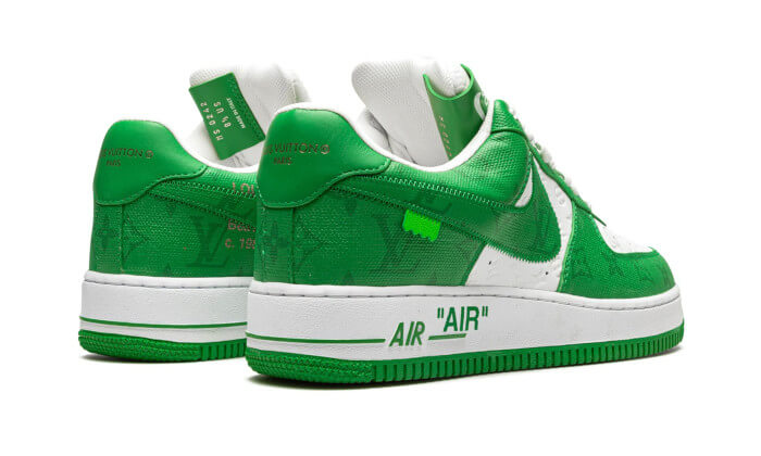 Louis Vuitton Nike Air Force 1 Low By Virgil Abloh White Green