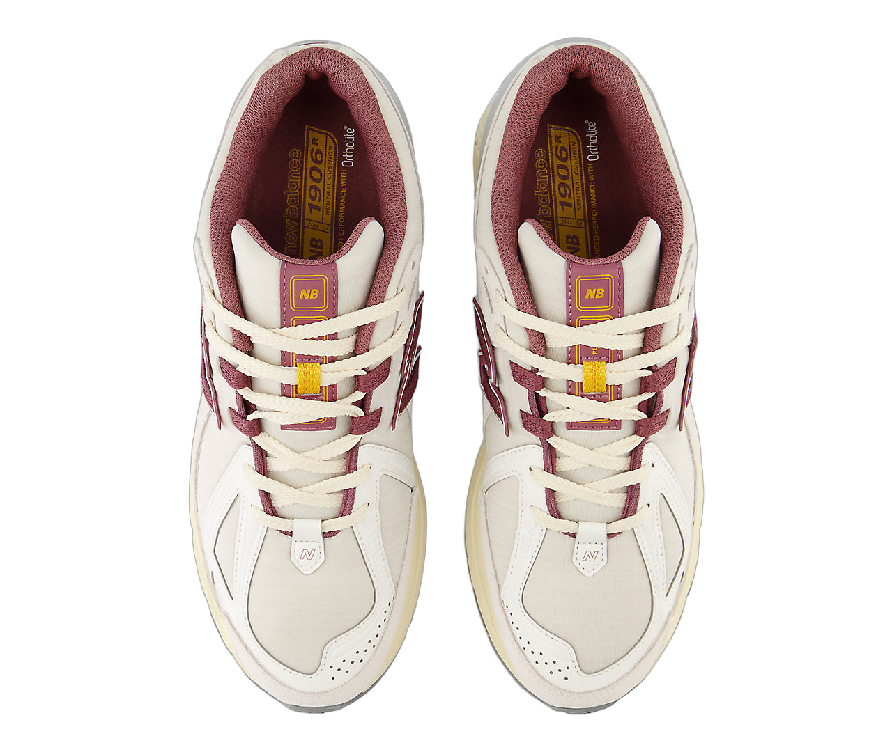 New Balance 1906R White Burgundy - Sneak