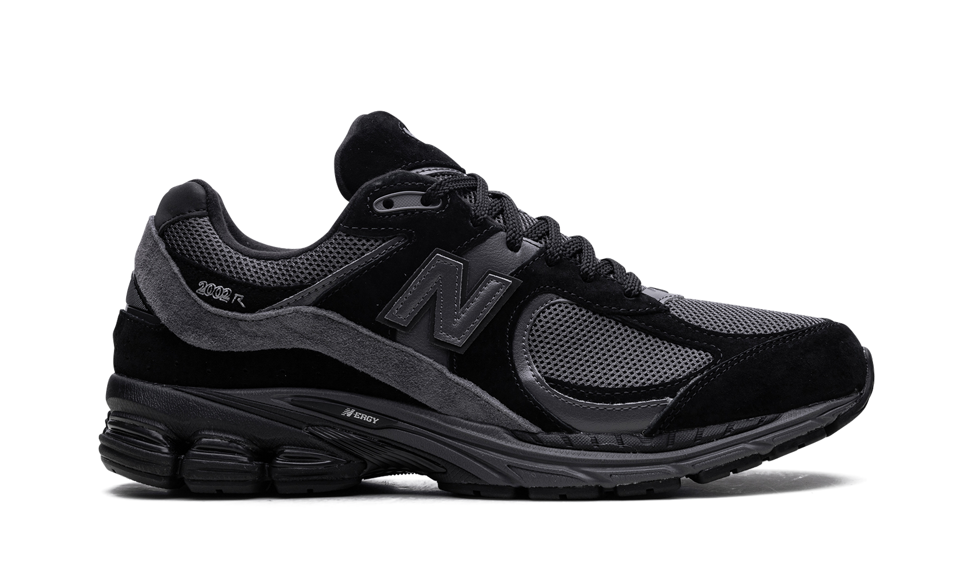 New Balance 2002R Black Dark Grey