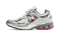 New Balance 2002R Silver Metallic Team Red