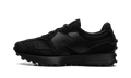 New Balance 327 Black White Tongue Logo
