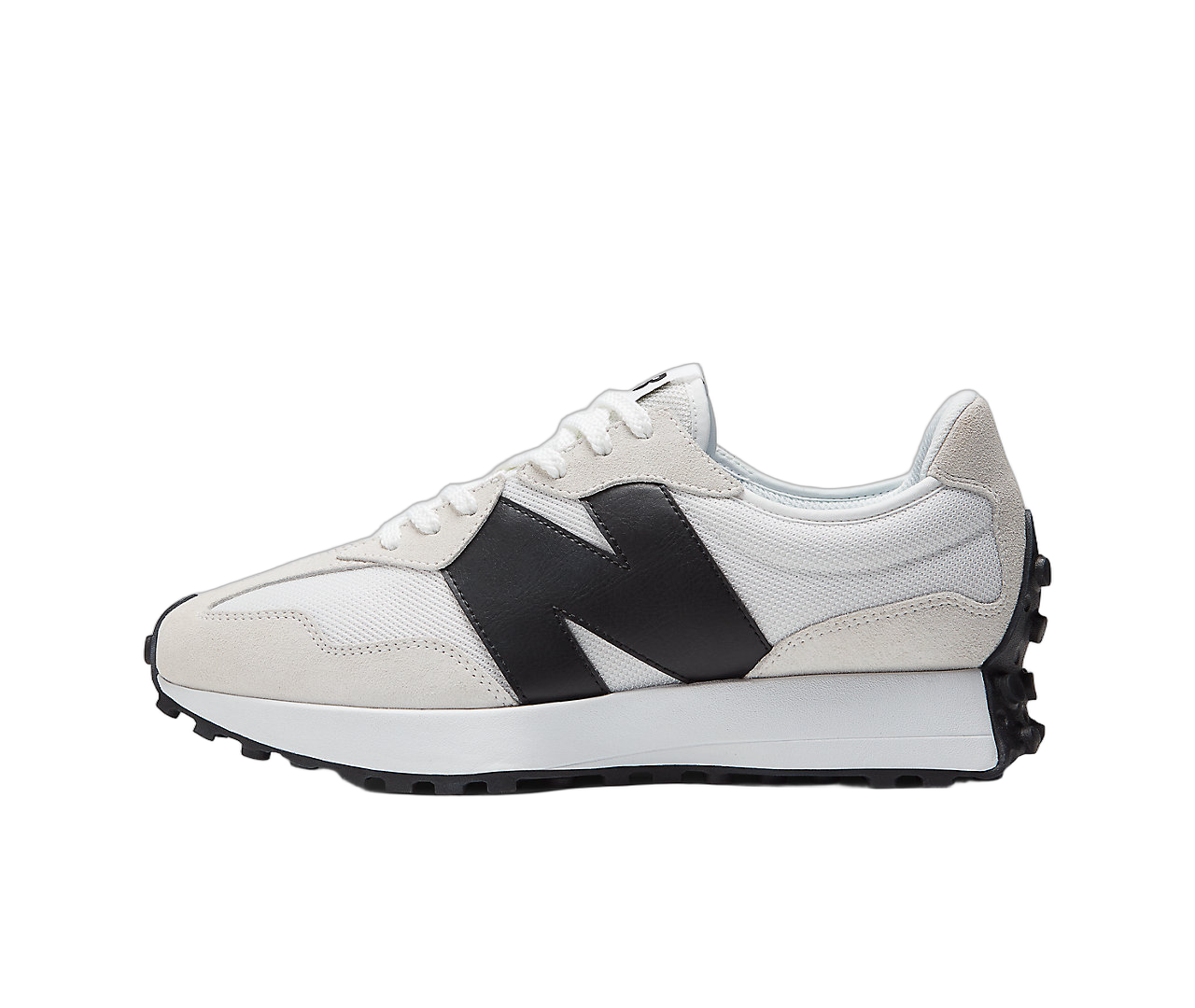 New Balance 327 White Black, White/Black (MS327CWB)