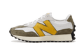 New Balance 327 White Yellow Olive