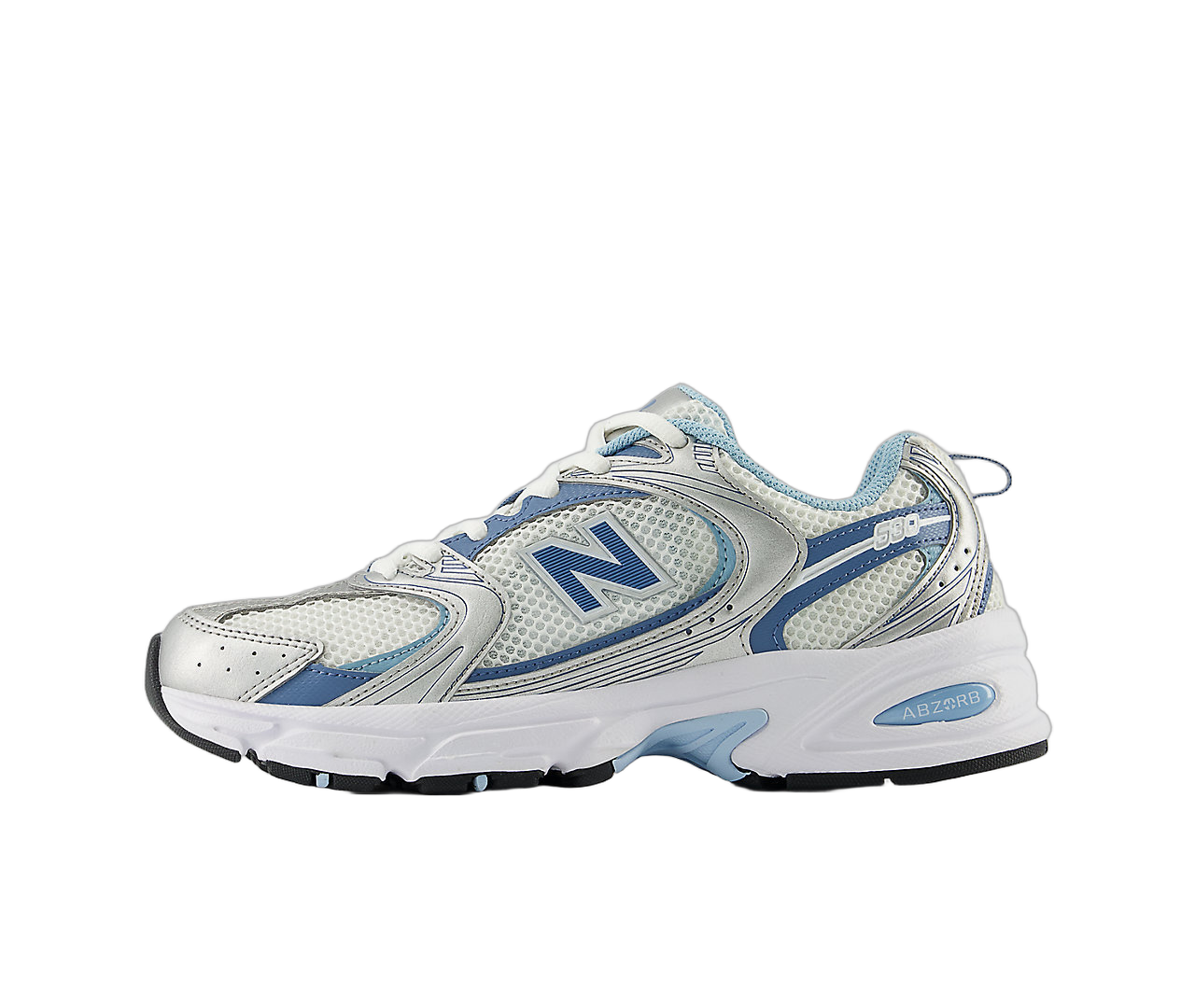 New Balance 530 Silver Metallic Heron Blue - Sneak