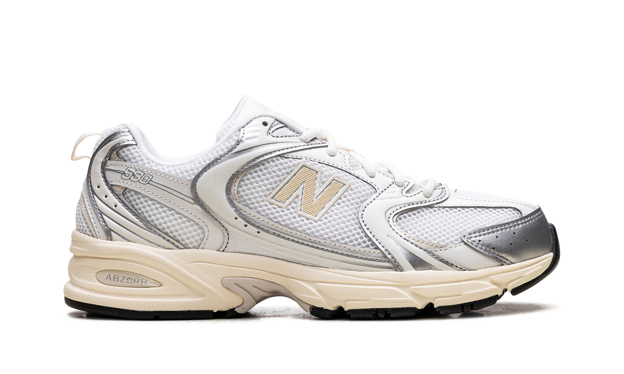New Balance 530 Silver Metallic Linen