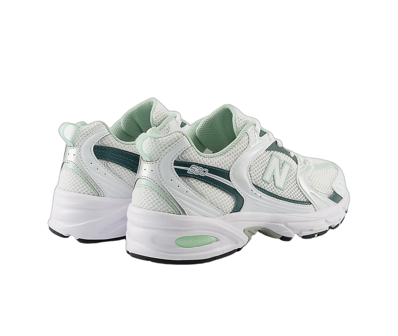 New Balance 530 White New Spruce, White/New Spruce/Clay Ash (MR530RB)