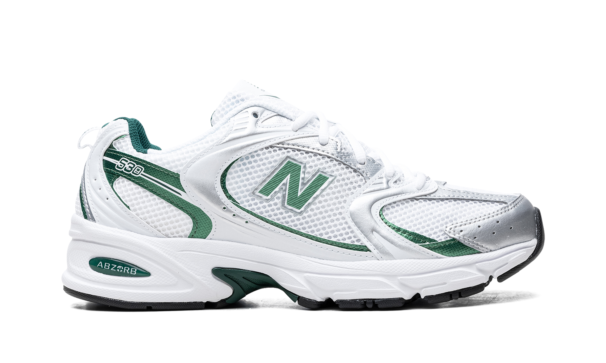 New Balance 530 White Nightwatch Green