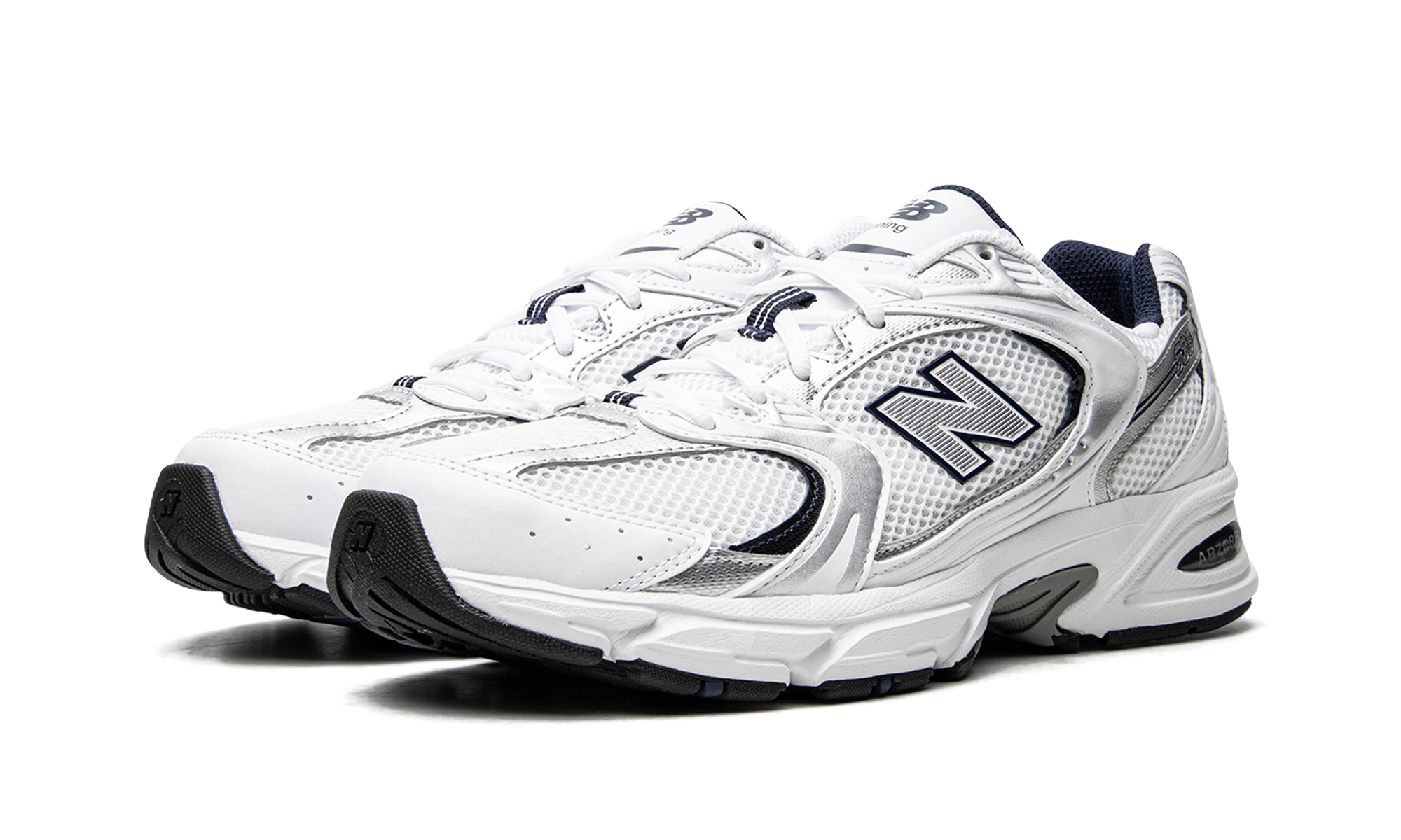 New Balance 530 White Silver Navy