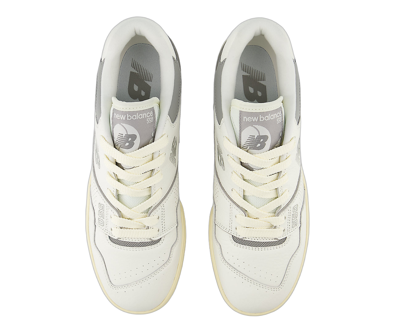 New Balance 550 Away Grey Mini Logo, Sea Salt/Team Away Grey/Calcium (BB550PTC)