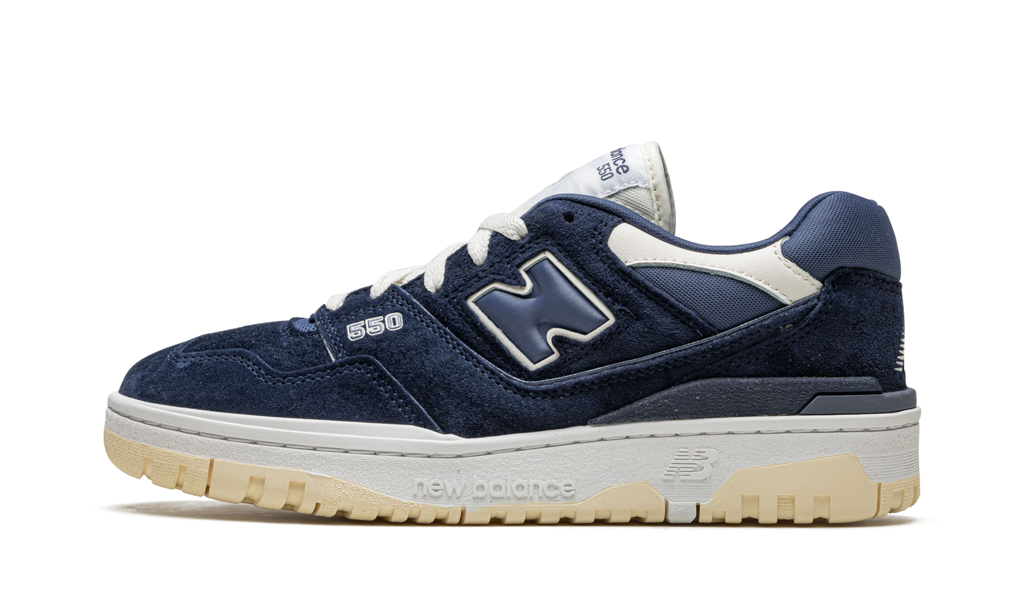 New Balance 550 Natural Indigo Suede