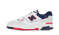 New Balance 550 Premium White Navy Red