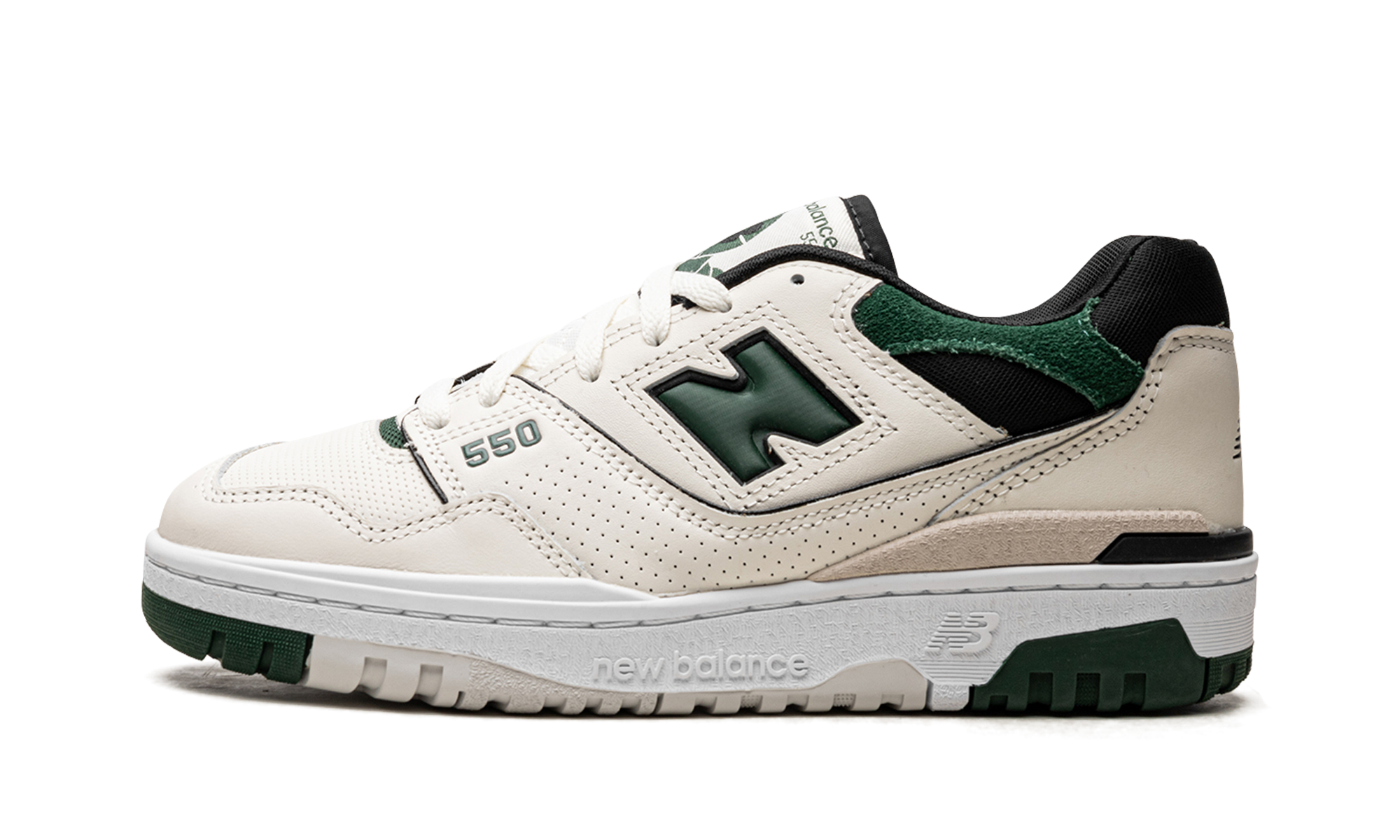 New Balance 550 Sea Salt Pine Green