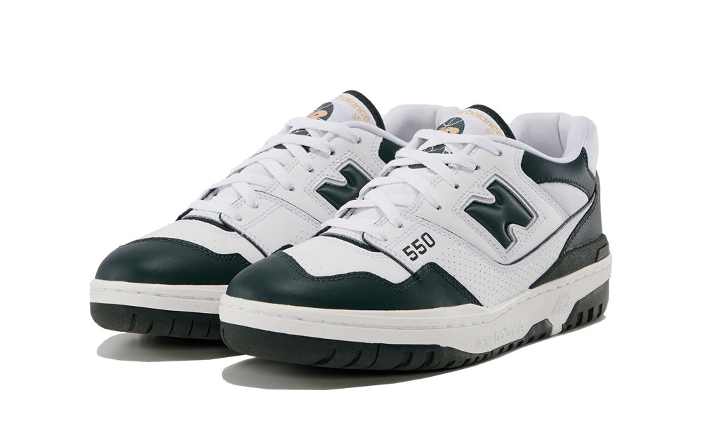 New Balance 550 White Dark Green, White/Dark Green (BB550GZ1)