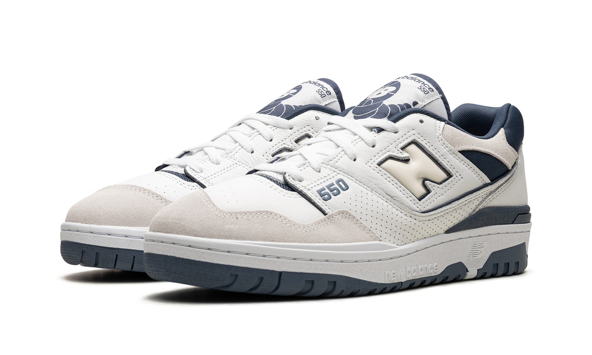 New Balance 550 White Dusty Blue