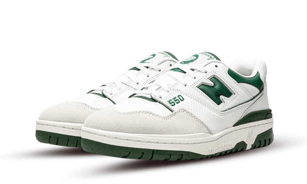 New Balance 550 White Green, White/Green (BB550WT1)