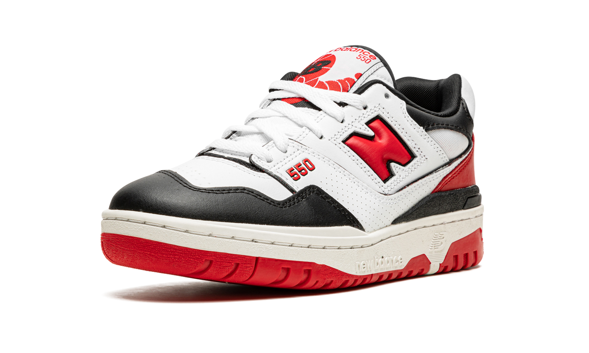 New Balance 550 White Red Black
