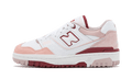 New Balance 550 White Scarlet