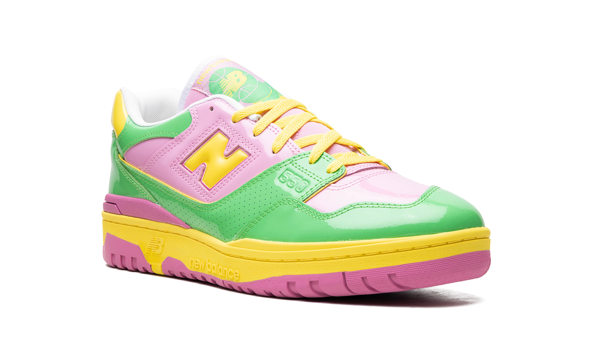 New Balance 550 Y2K Patent Leather Pack Pink Green