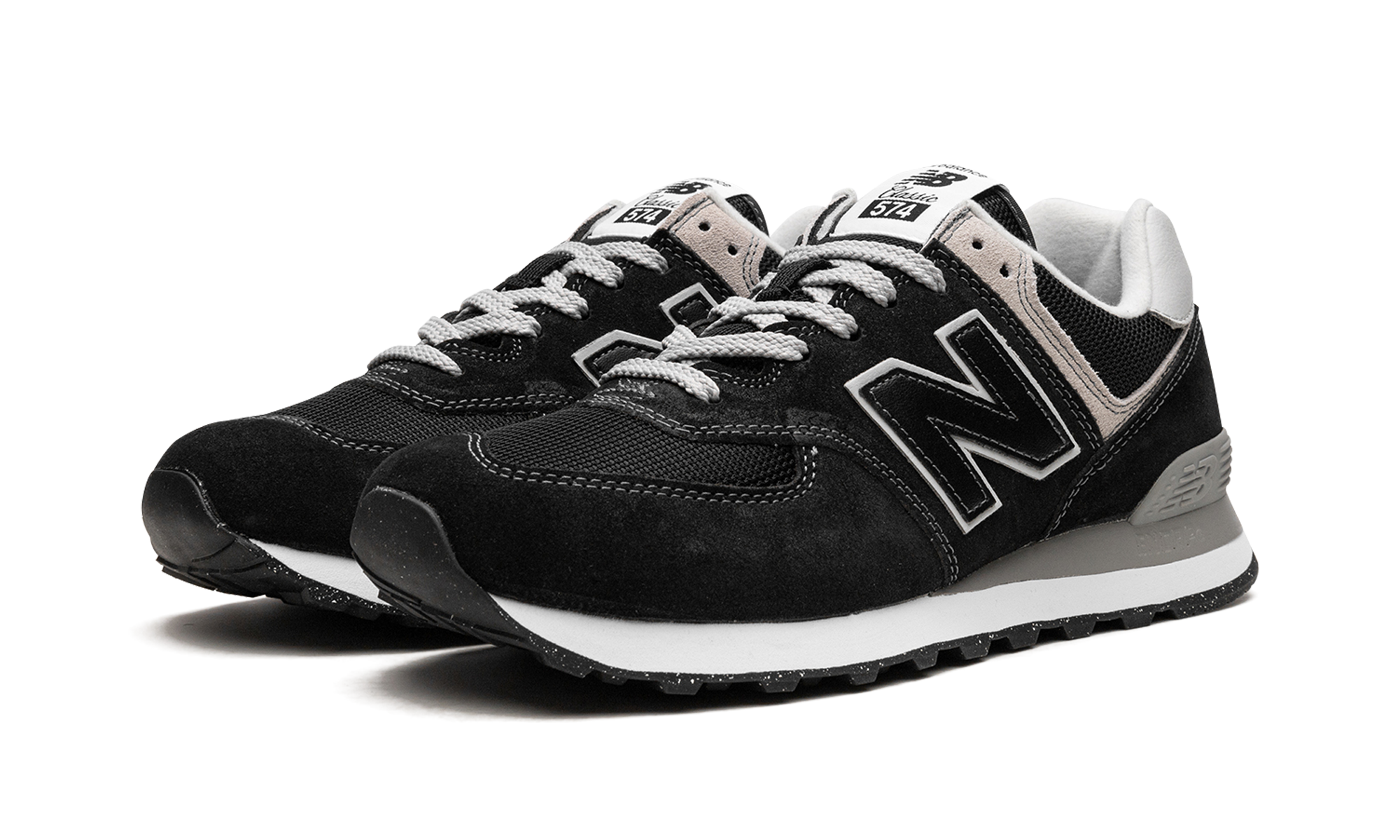 New Balance 574 Black White