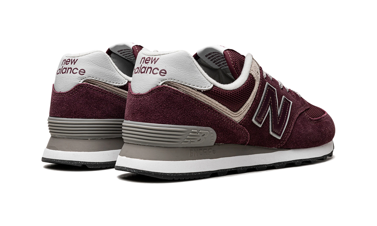 New Balance 574 Burgundy White
