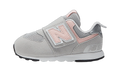 New Balance 574 Hook and Loop Rain Cloud Pink Haze (TD)