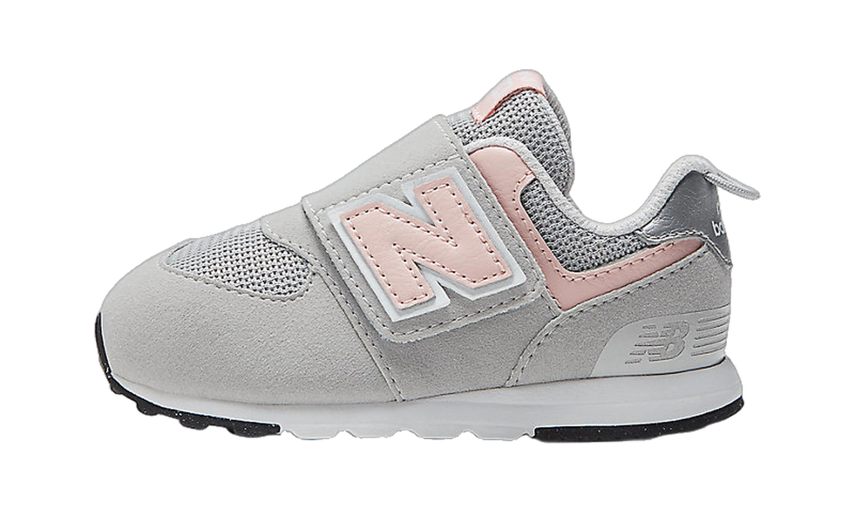 New Balance 574 Hook and Loop Rain Cloud Pink Haze (TD)