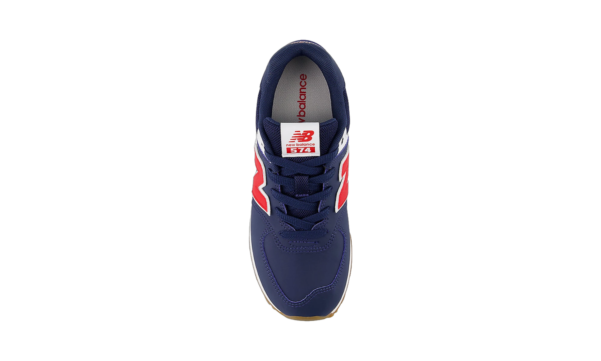 New Balance 574 Lace Navy Team Red