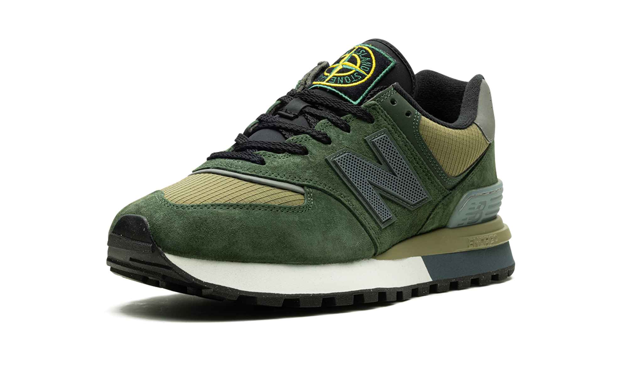 New Balance 574 Legacy Stone Island Dark Green