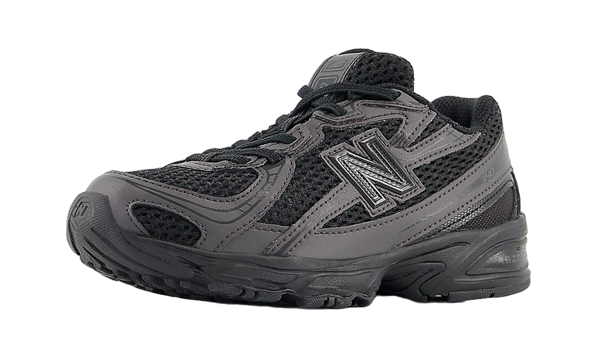 New Balance 740 Bungee Lace Black Cement (PS)