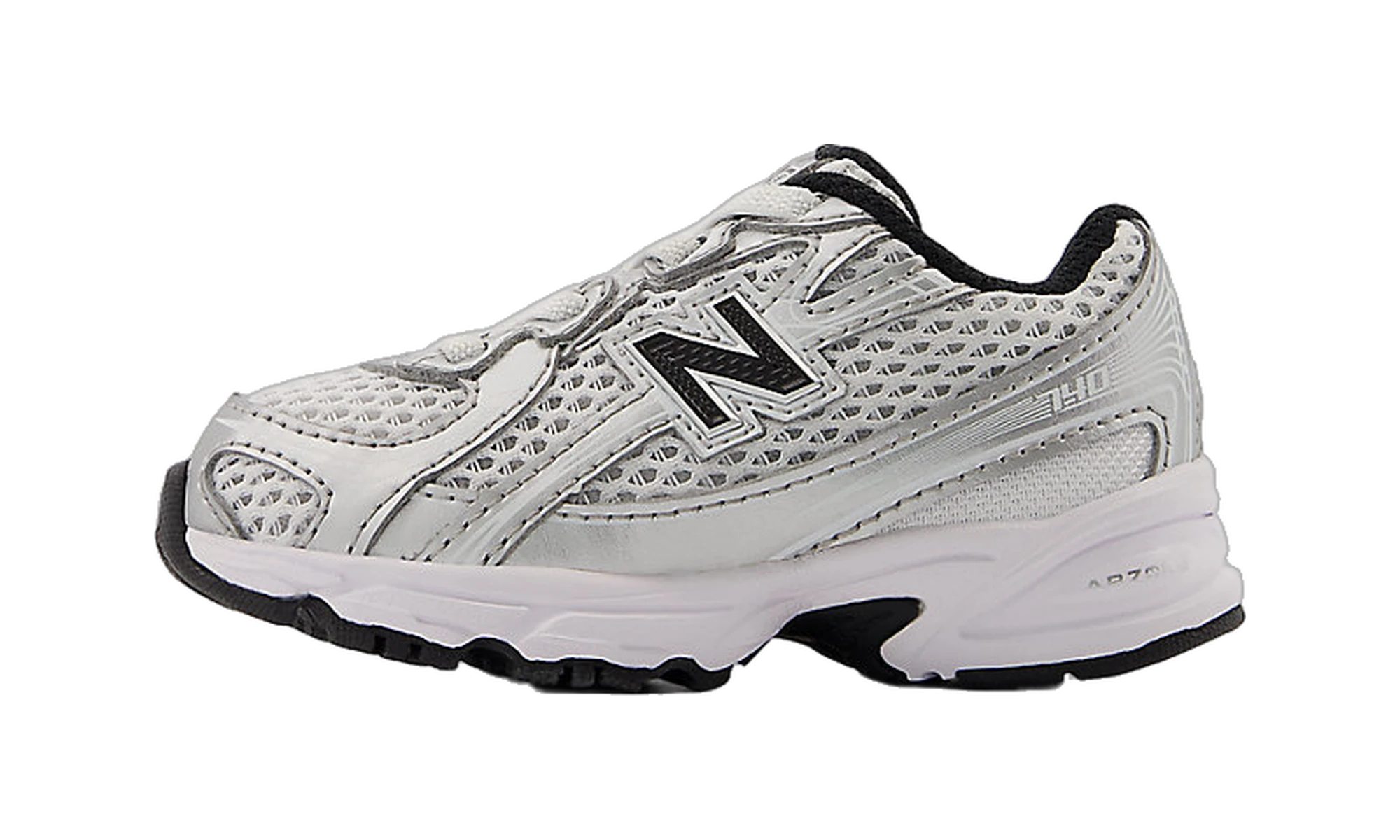 New Balance 740 Bungee Lace Silver Metallic Black (TD)
