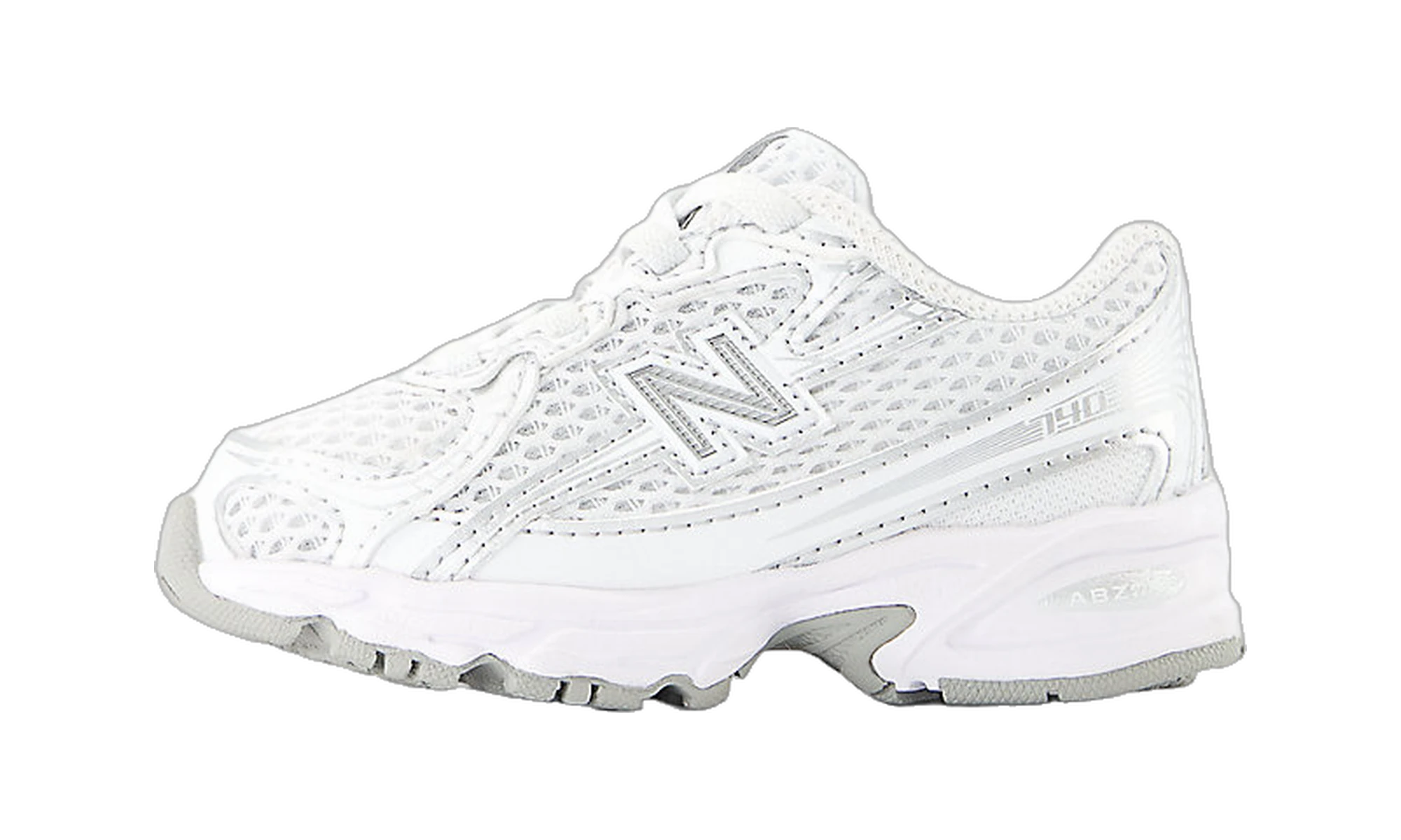 New Balance 740 Bungee Lace White Silver Metallic (TD)