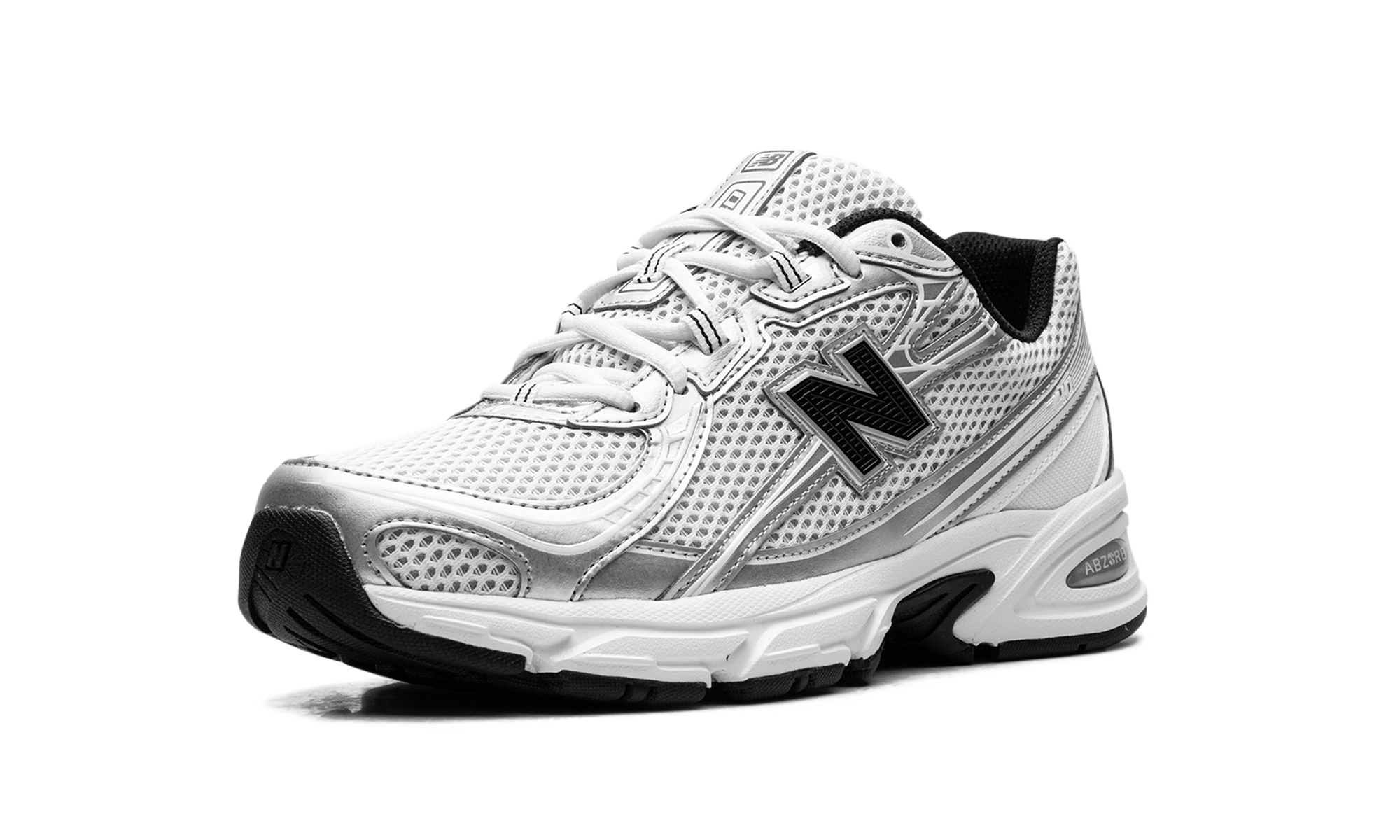 New Balance 740 White Silver Metallic Navy