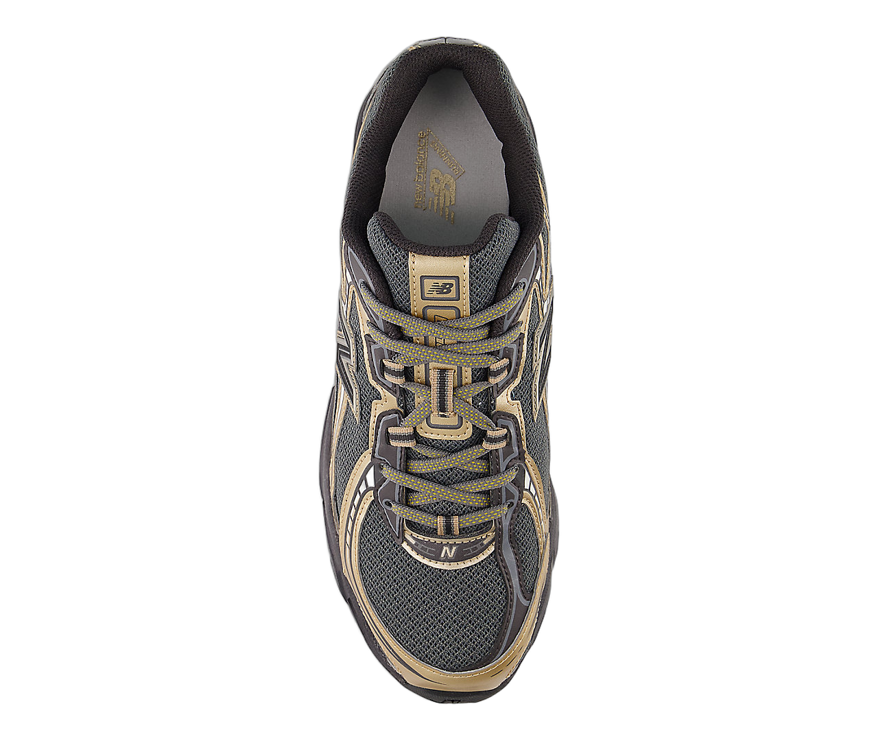 New Balance 740v2 Black Castlerock Gold Metallic, Black/Black Cement/Castlerock/Gold Metallic (U740BD2)