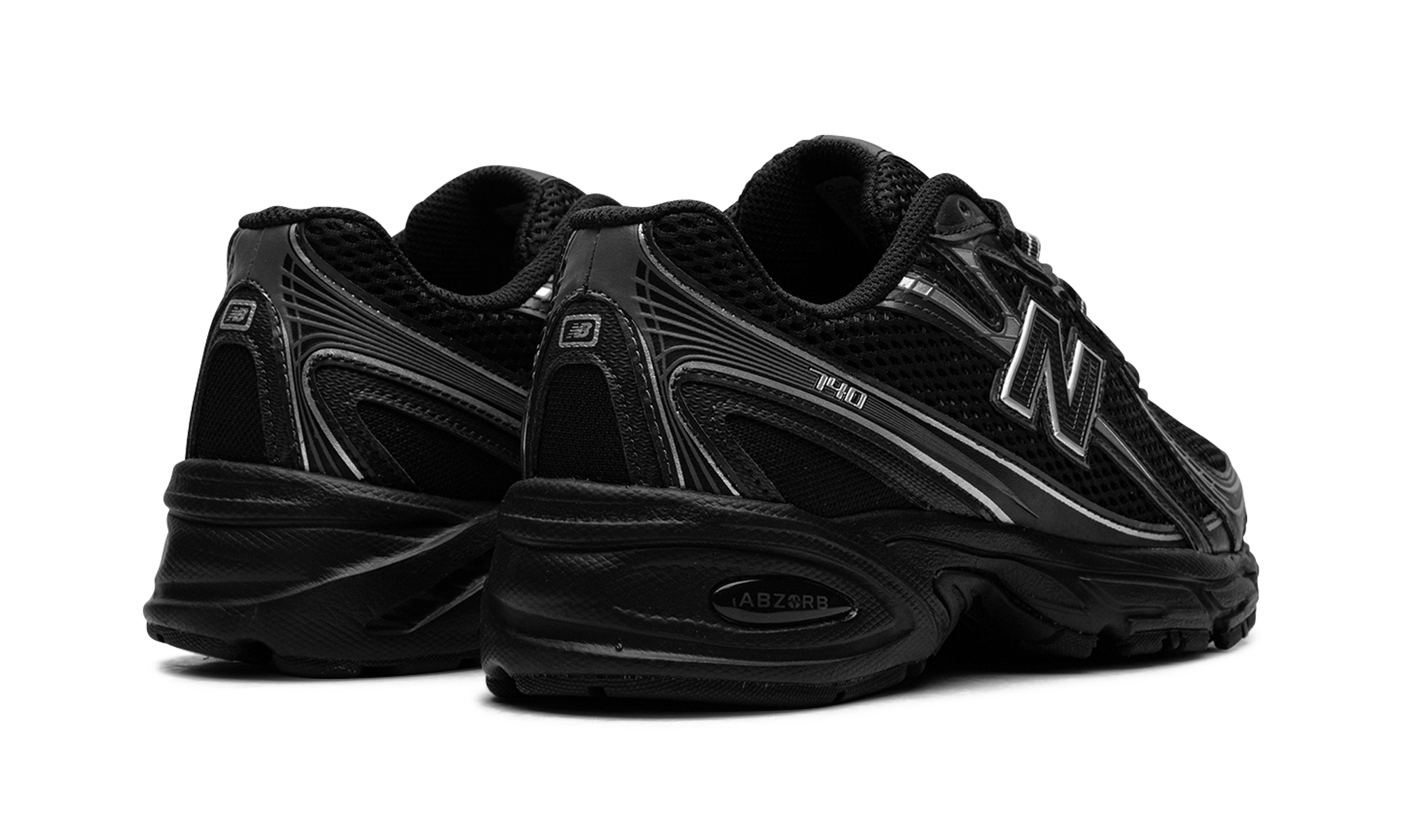 New Balance 740v2 Black Grey Silver