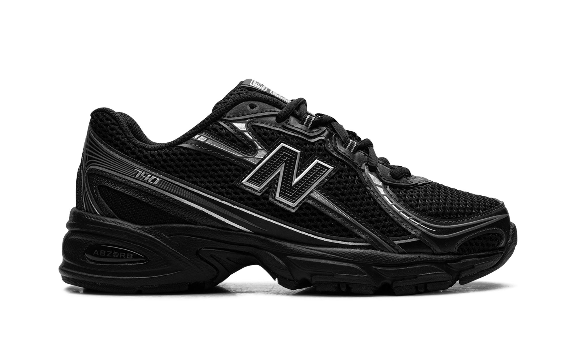 New Balance 740v2 Black Grey Silver