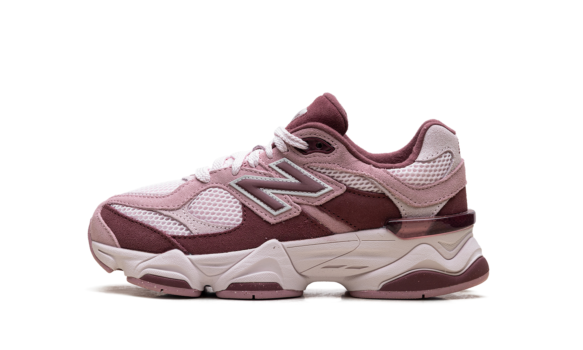 New Balance 9060 Pink Granite Washed Burgundy