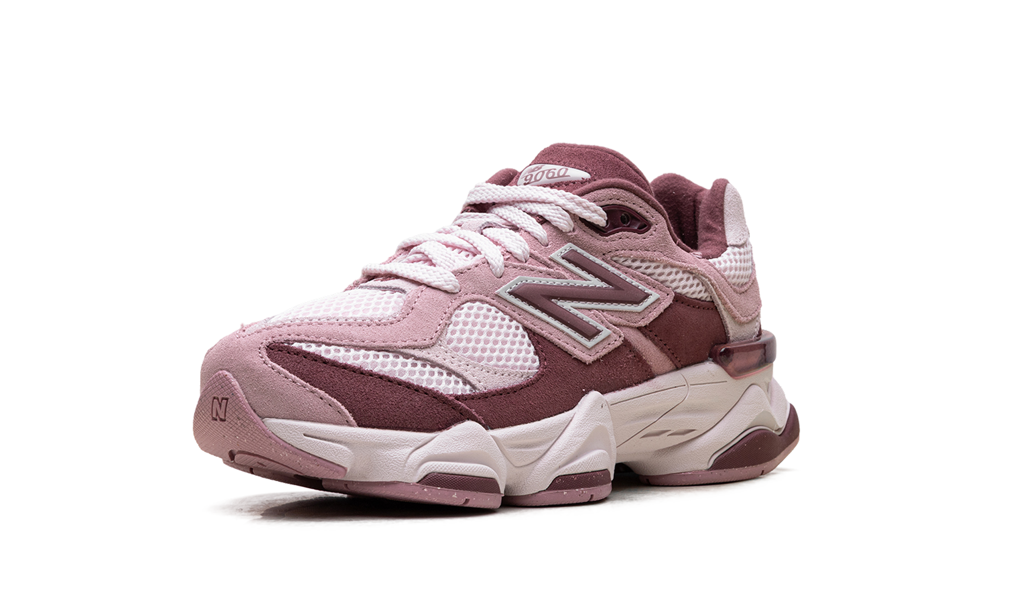 New Balance 9060 Pink Granite Washed Burgundy
