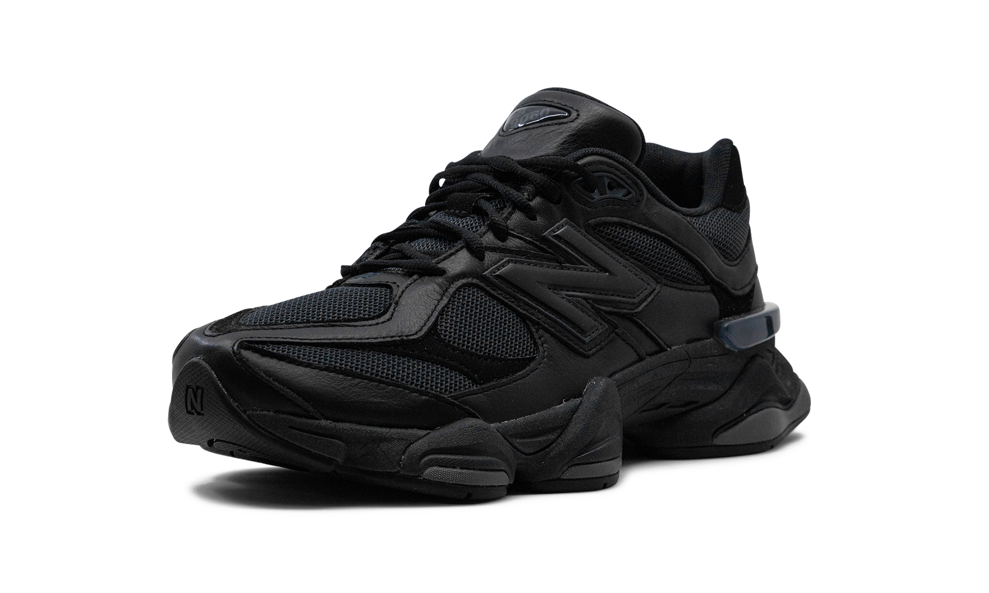 New Balance 9060 Triple Black Leather