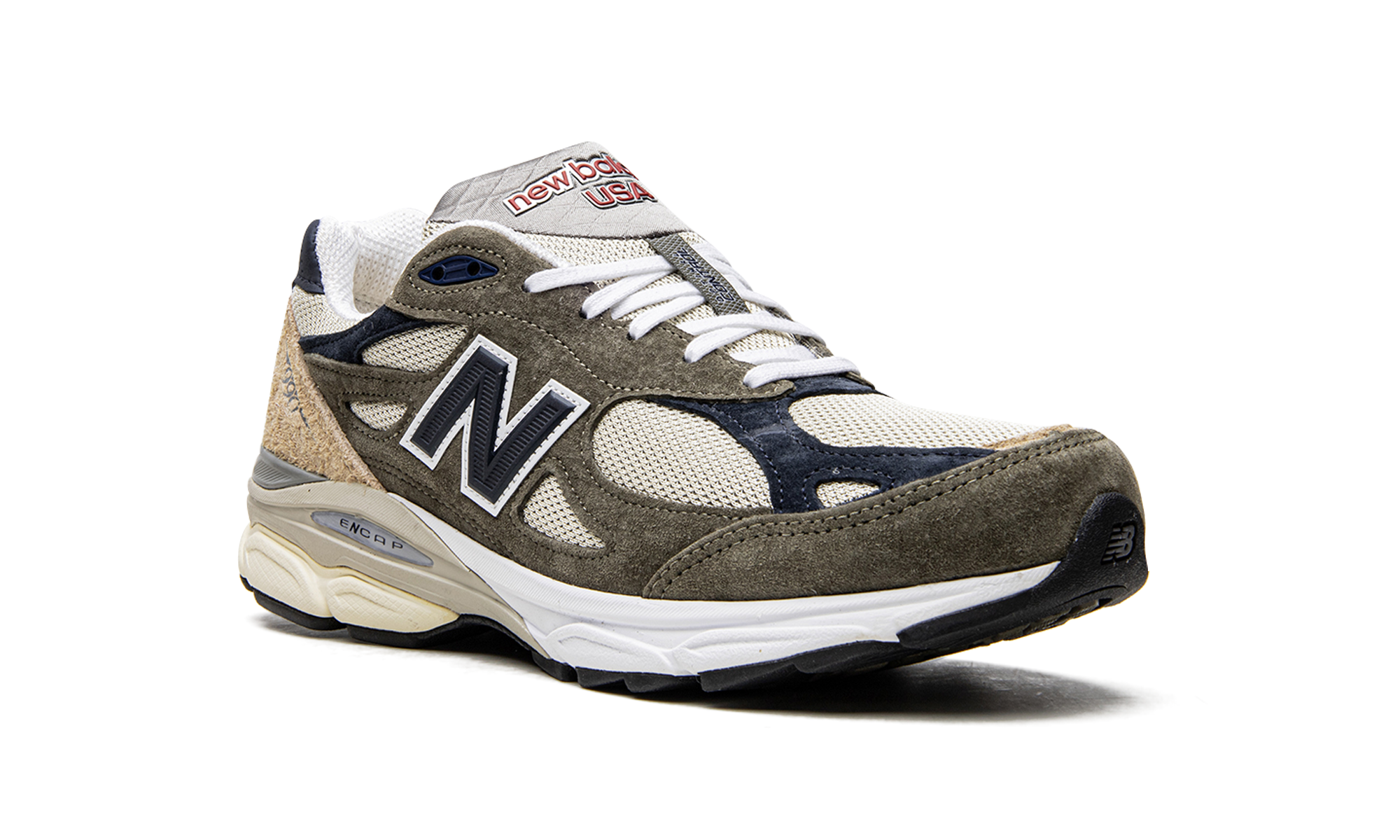 New Balance 990v3 MiUSA Grey Blue Olive
