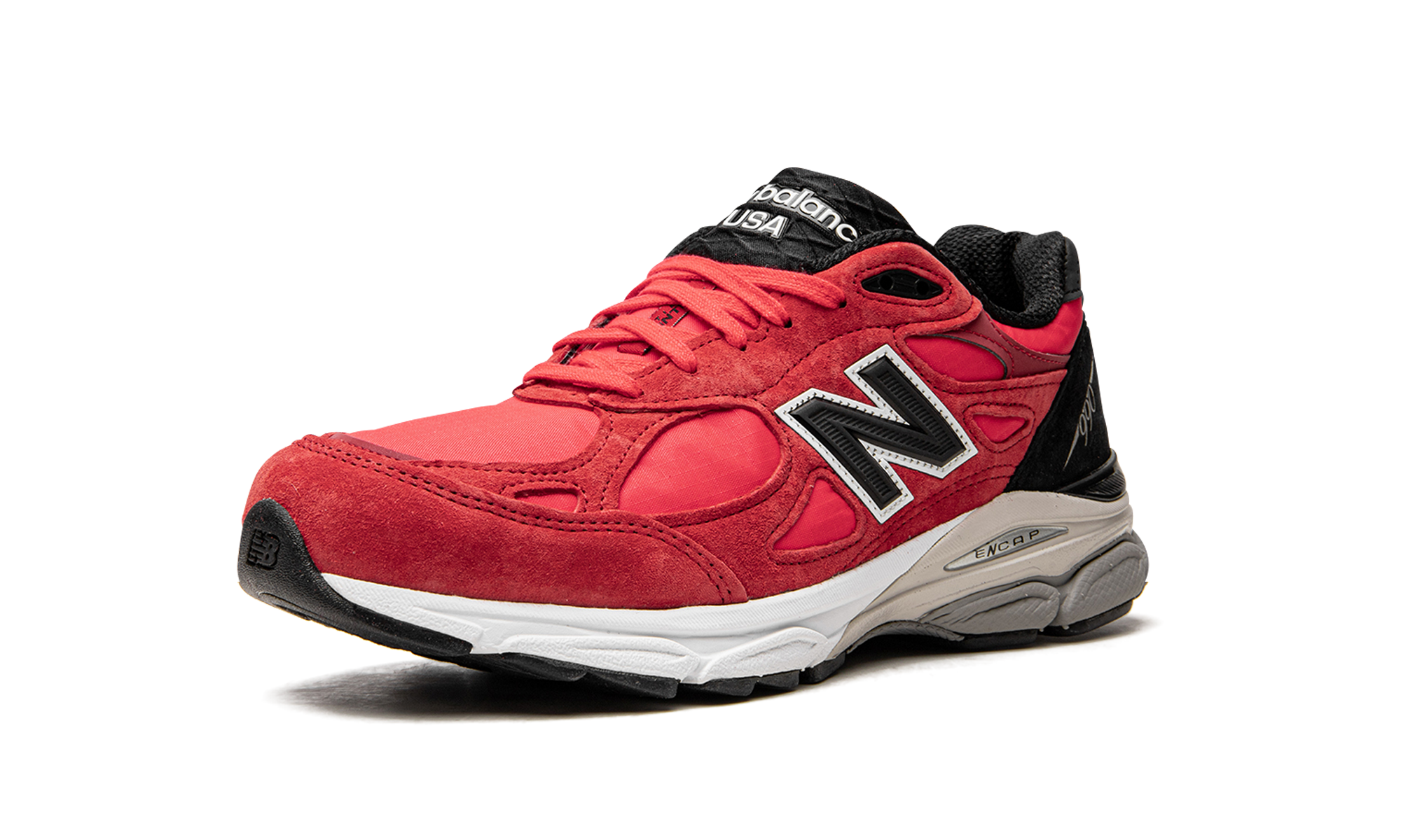 New Balance 990v3 MiUSA Red Suede