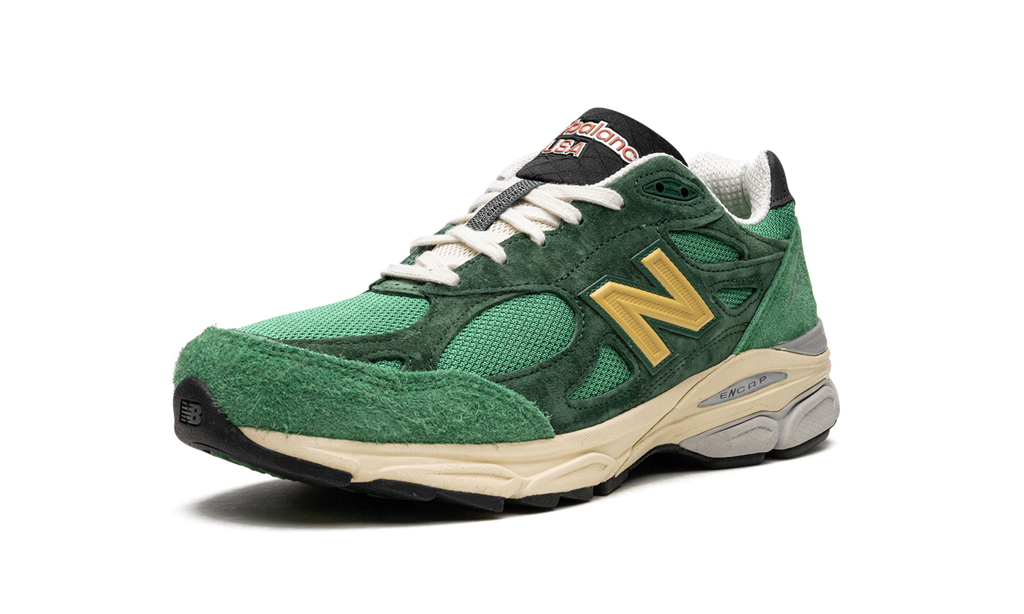 New Balance 990v3 MiUSA Varsity Green Gold