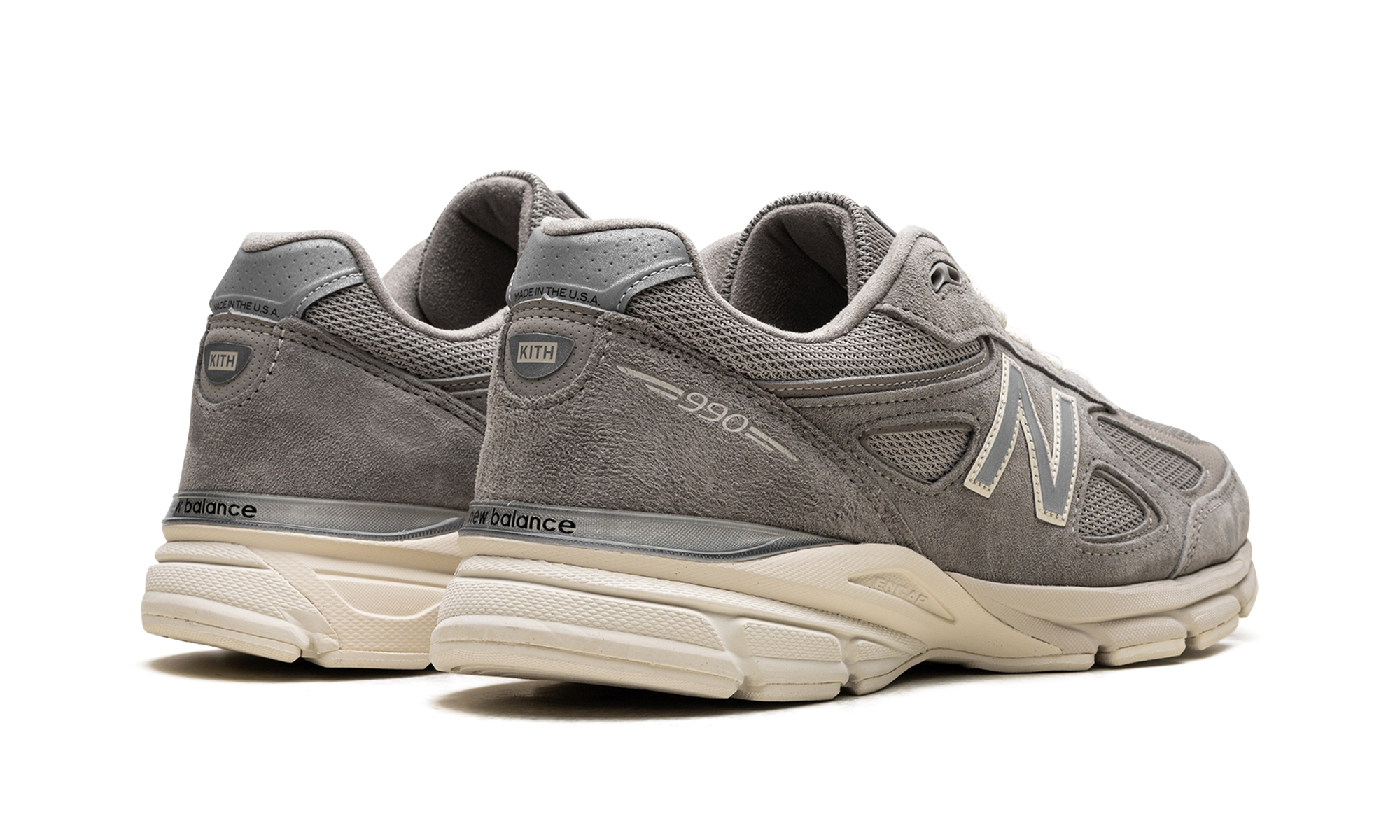 New Balance 990v4 MiUSA Kith Moonrock
