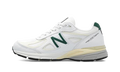 New Balance 990v4 MiUSA White Green
