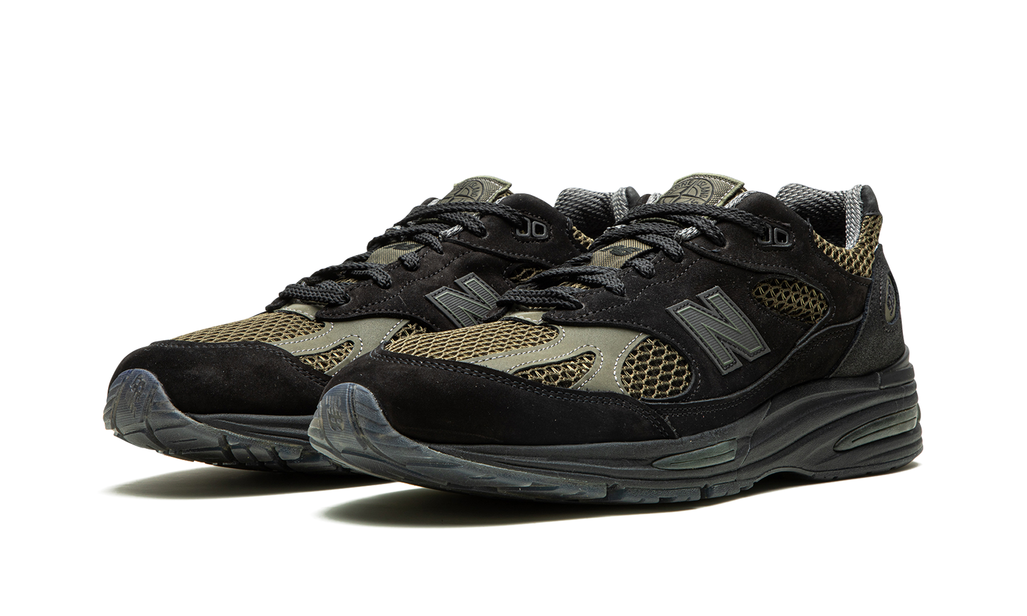New Balance 991v2 MiUK Stone Island Black