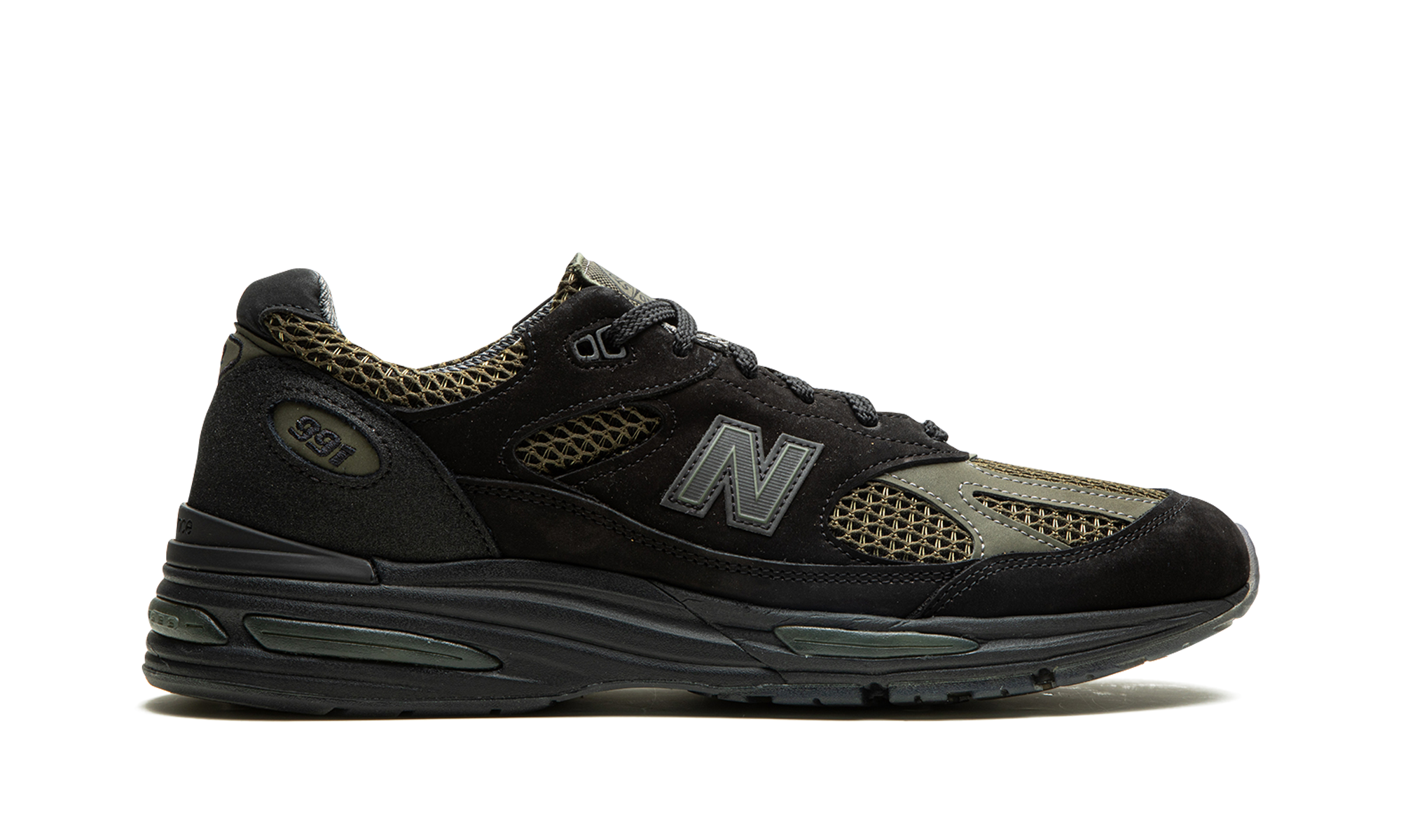 New Balance 991v2 MiUK Stone Island Black