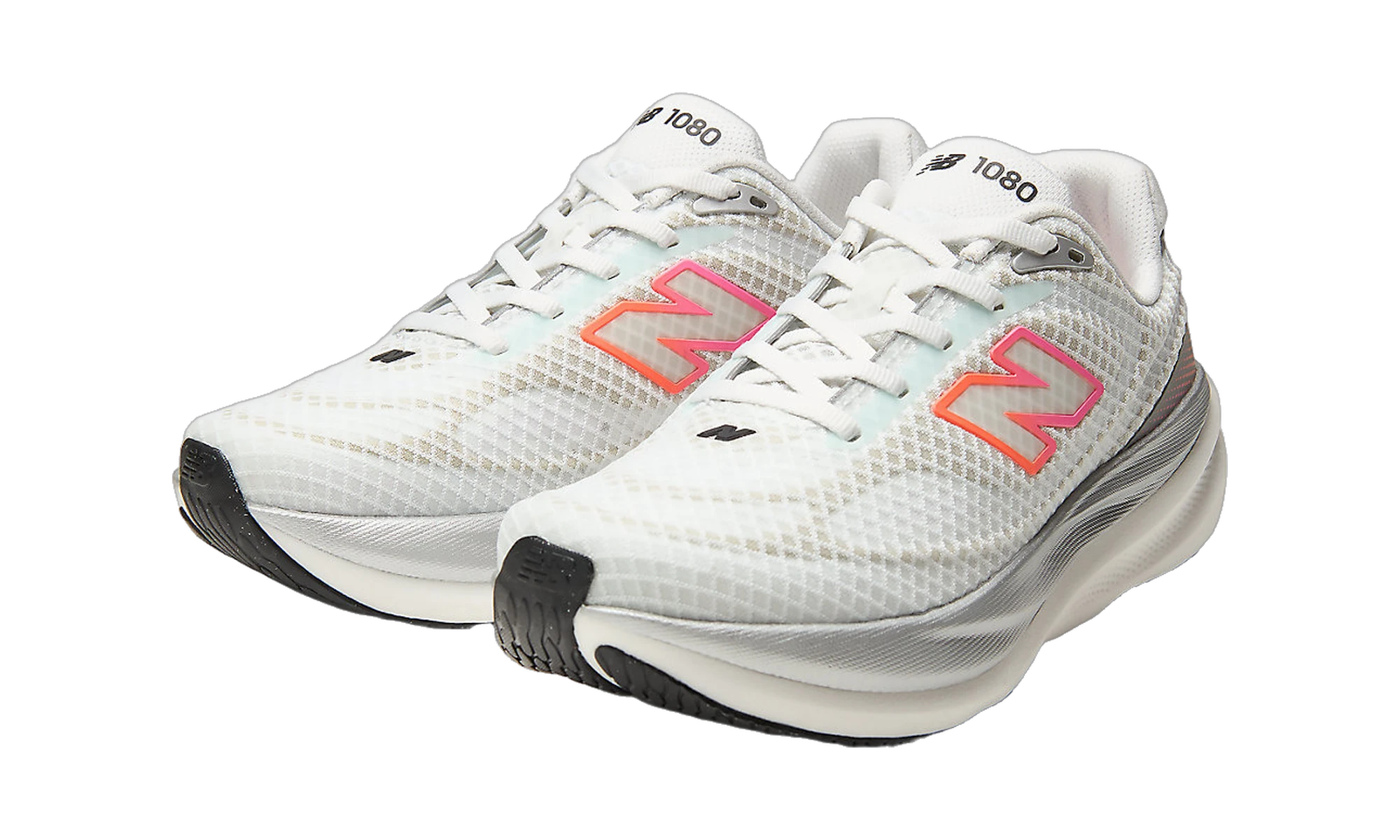 New Balance Infinion 1080v15 Breathe White Pink Heat Tangerine