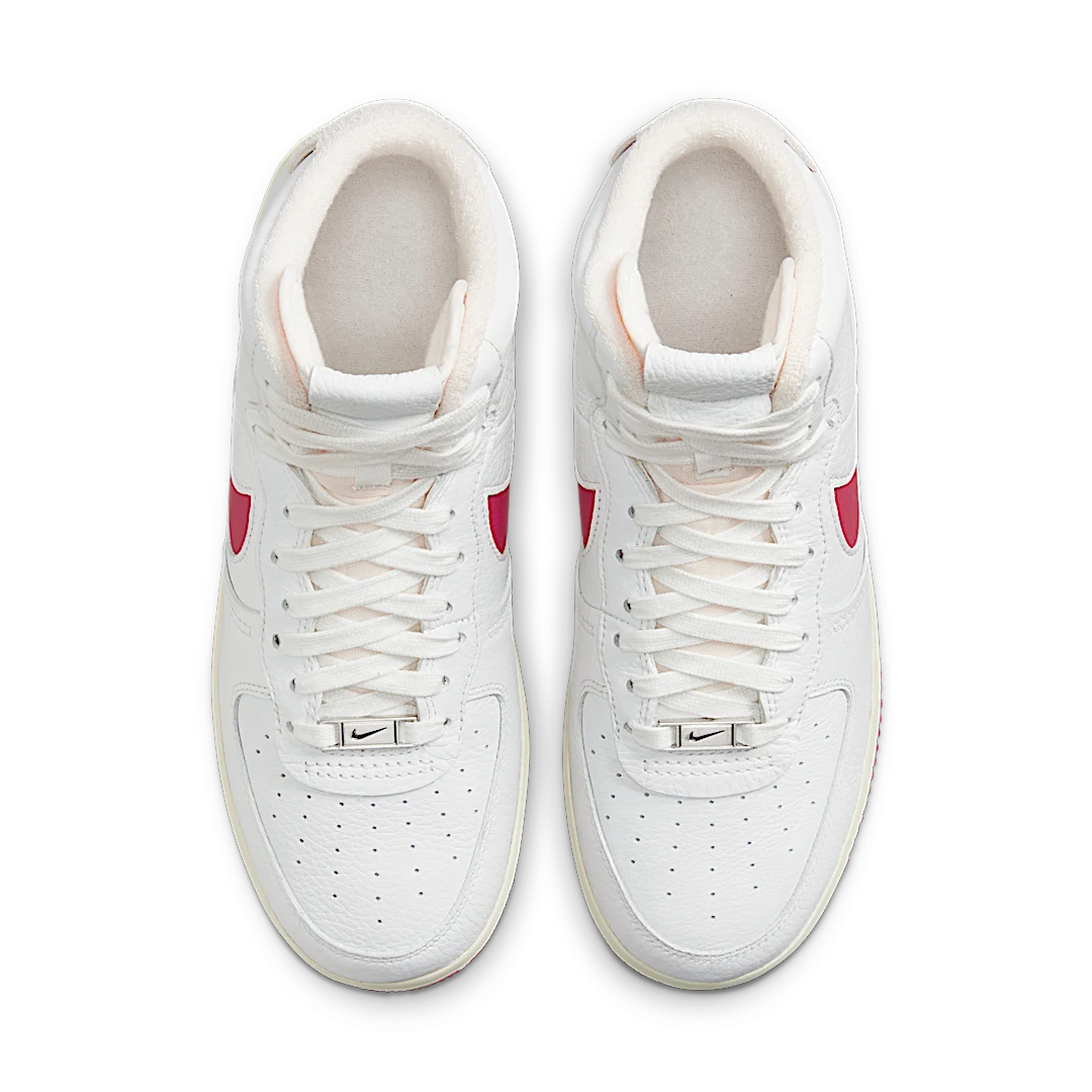 Nike Air Force 1 High Sculpt Summit White Gym Red, Summit White/Gym Red-Summit White (DC3590-100)
