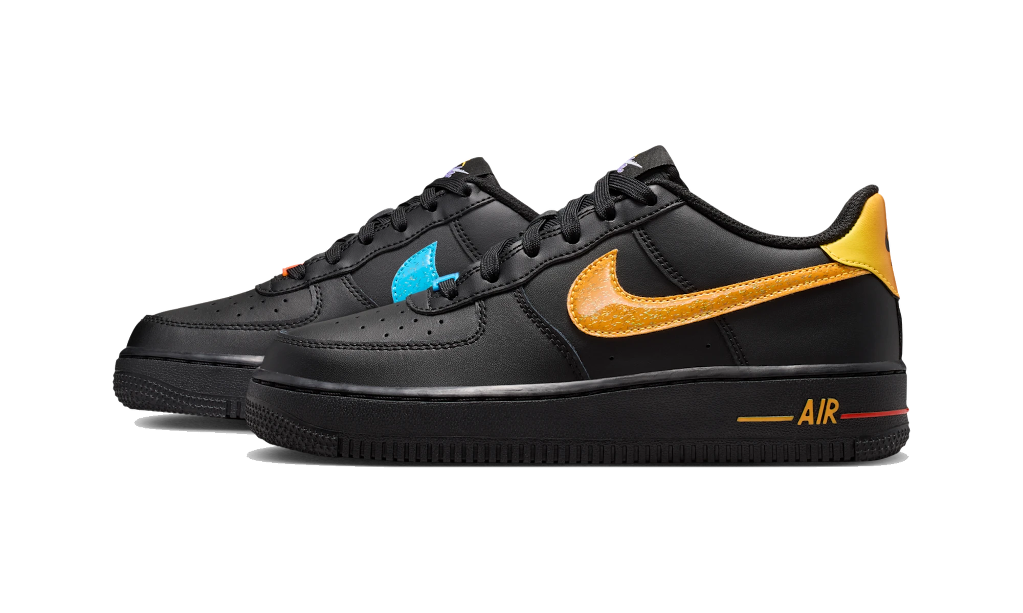 Nike Air Force 1 Low Black Multi-Color