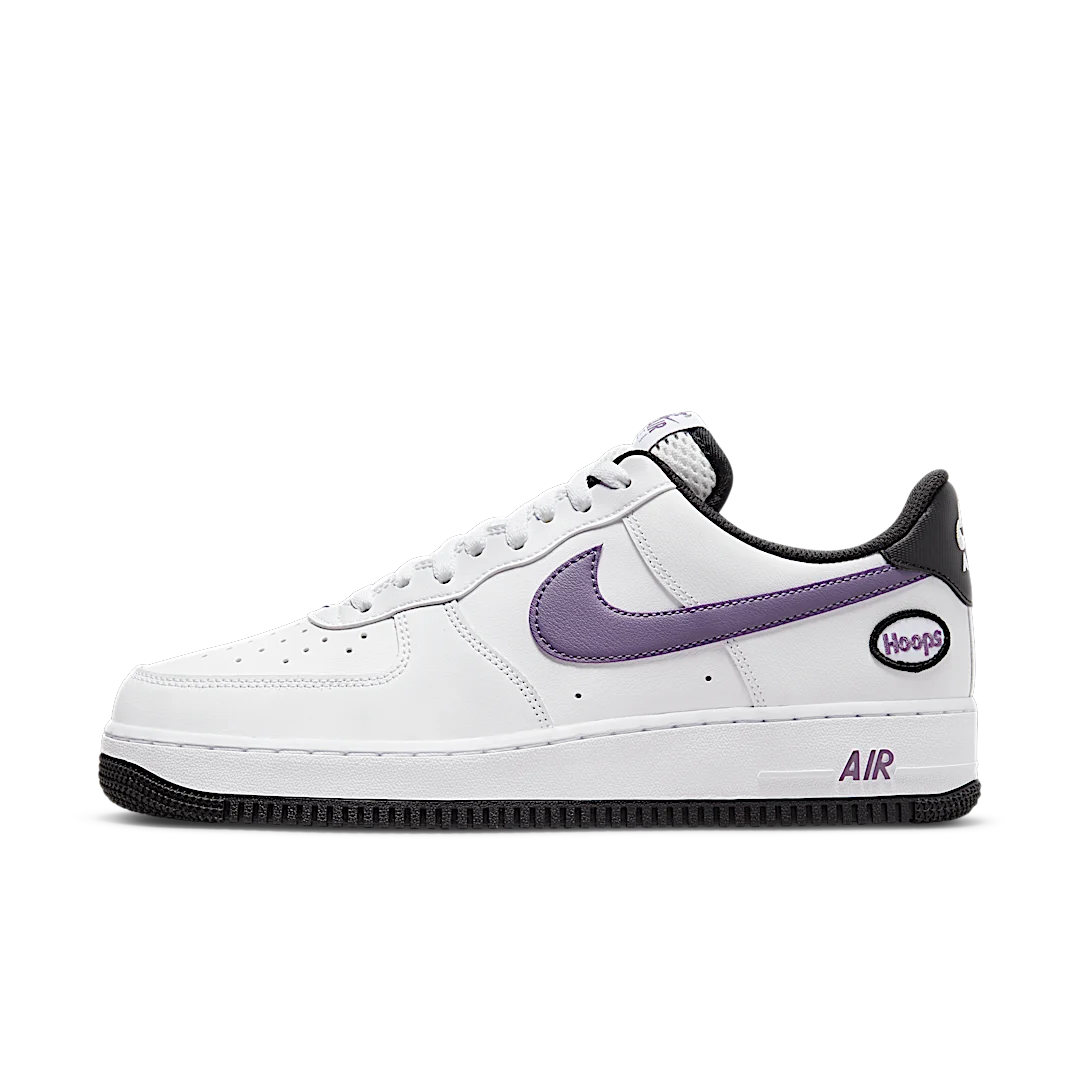 Nike Air Force 1 Low Hoops White Canyon Purple, White/Canyon Purple-Black-White (DH7440-100)
